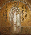 Mozaek van de Heilige Johannes Chrysostomos