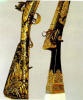 Inclaided flintlock guns, 18th centur