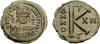 Justinian was one of the first emperors to be depicted wielding the cross on the obverse of a coin.