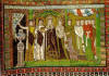Justinien représenté sur une mosaïque de l’église San-Vitale à Ravenne
