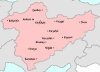 Map of Central Anatolia Turkey