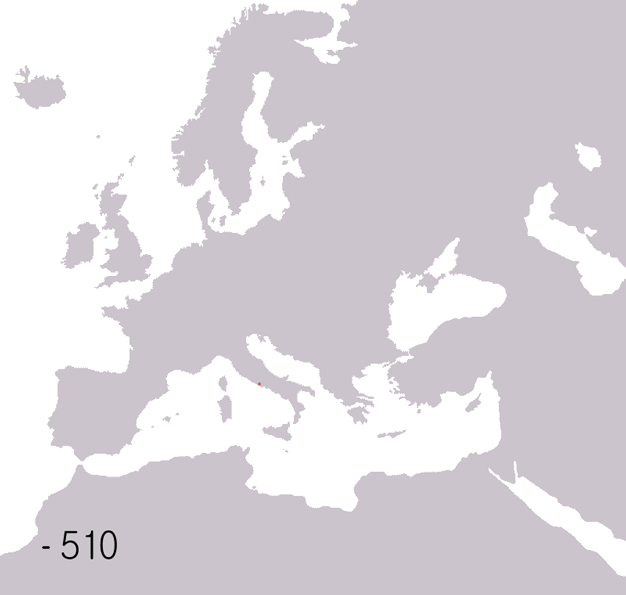 Territories of the Roman civilization: