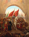 Mehmed II enters Constantinople after its conquest in 1453 (Fatih Sultan Mehmet)